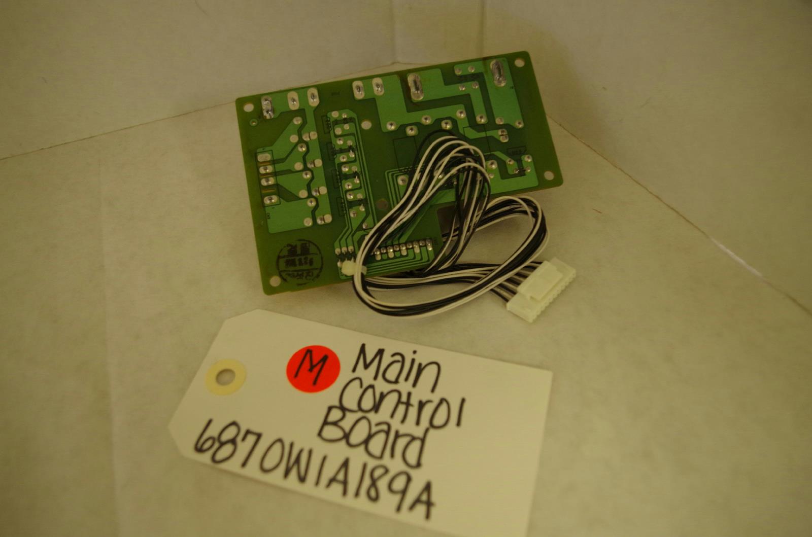 KENMORE MICROWAVE 6870W1A189A MAIN CONTROL BOARD NEW KENMORE MICROWAVE 6870W1A189A MAIN CONTROL BOARD NEW